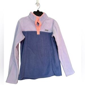Columbia girl’s Pullover fleece‎ size L youth 14/16